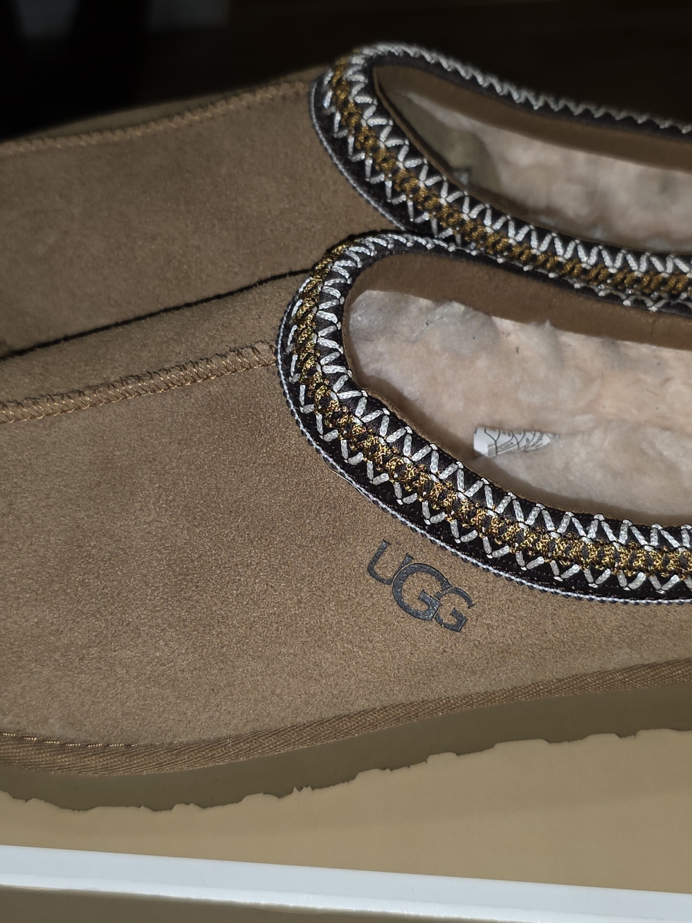 UGG Women's Chestnut Suede Slip-On Moccasin